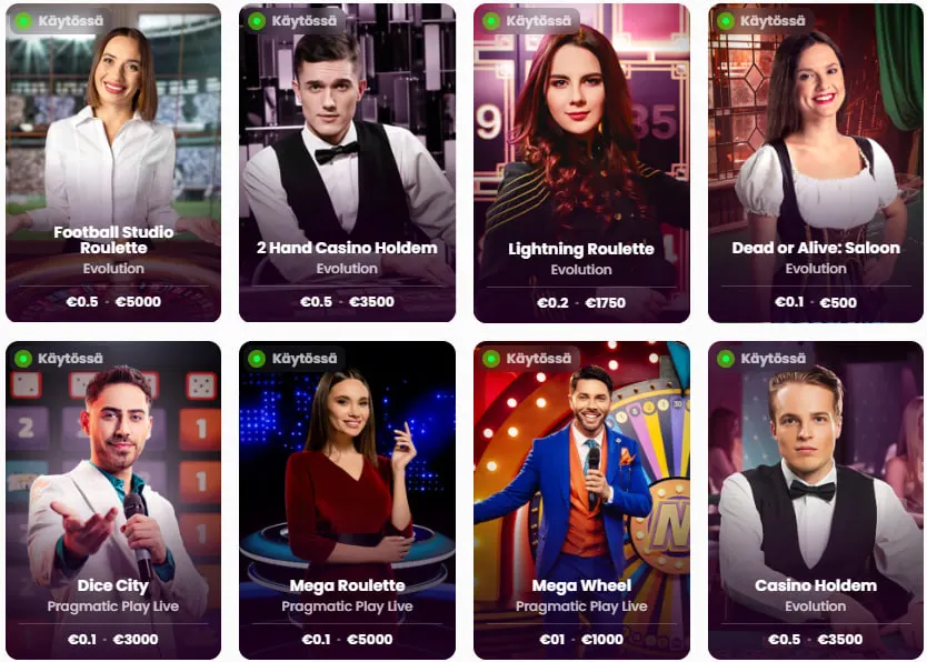 meow casino popular live slots